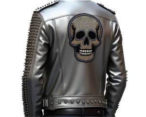 Handmade Studded Cowhide Leather <b>Jacket</b> For Men <b>Punk</b> Rock Biker Style Genuine Leather Fashion <b>Jacket</b> Breathable Winter Fashion - Product Image 5