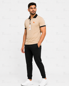 Chemises polo slim fit pour homme, manches courtes, col classique, haut de gamme, pour le bureau, les affaires, les loisirs, les voyages, le golf, t-shirts d'été - Product Image 3