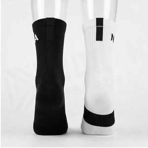 North Approach Crew <b>Socks</b> Black White Breathable <b>Running</b> <b>Socks</b> for Adults Summer Season - Product Image 2