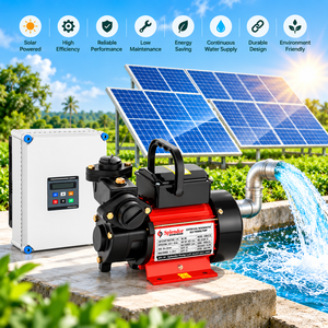 Bomba autocebante solar de CC sin escobillas de alta presión con elevación inteligente y frecuencia variable - Product Image 2