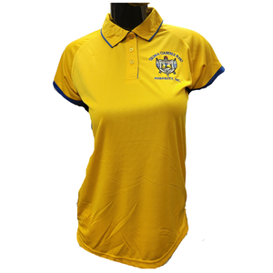 Polo Deportivo Dri-fit para Mujer, Manga Corta, Absorbente de Humedad, Transpirable, con Logotipo de Letras Griegas Bordadas - Product Image 1