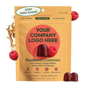 Mixed Mushroom Extract Gummies Dietary <b>Supplement</b> Direct Factory Supply OEM ODM Bulk Manufacturer - Product Image 1