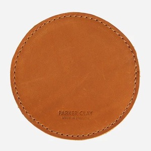 Leather 10cm Non-Slip <b>Coaster</b> Set Durable Drink Mats Custom Logo Heatproof <b>Table</b> Bulk Gift OEM Export Wholesale Handmade India - Product Image 6