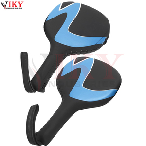 Cible de frappe Taekwondo personnalisée 2026 avec logo, en cuir PU double face, pour entraînement MMA, boxe et arts martiaux - Product Image 2