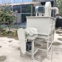 Mélangeur horizontal industriel pour aliments pour animaux, mélangeur d'aliments pour volailles, mélangeur d'aliments pour poulets, broyeur de mélange d'aliments à vendre