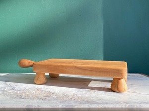 Tabla de cortar de madera de olivo con asa, tablas de cortar de madera para cocina, tabla de cortar tipo bloque de carnicero de madera de olivo - Product Image 3