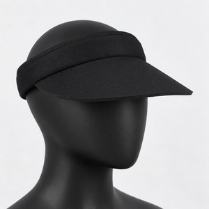 customizable Rigid Slip On Athletic Sun Visor for <b>tennis</b> pickleball golf Open Top Wide Brim spring tension Sports Visor OEME ODM - Product Image 2