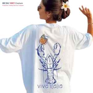 Camiseta Oversize con Bloques de Color, 100% Algodón, Tejido de Punto, Transpirable, de Secado Rápido, Ecológica, Unisex, Estilo Urbano, Económica - Product Image 2