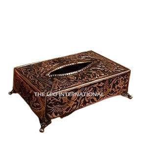 Caja de pañuelos metálica rectangular de la mejor calidad, moderna, perfecta para su baño. - Product Image 6