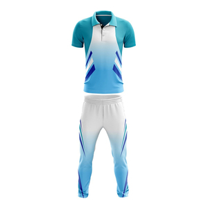 ชุดคริกเก็ตผู้ชายแบบกำหนดโลโก้เองได้ พร้อมชุดกีฬาพิมพ์ลายแบบ Sublimation สำหรับทีมคริกเก็ต มีจำหน่าย - Product Image 4