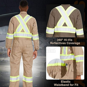 Made In Pakistan Latest Design Safety Coverall Long Sleeves Oversized Safety Coverall In Wholesale - Product Image 6