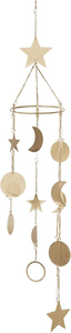 Campana de Viento Artesanal de Luna y Estrella, Decoración Metálica Colgante para Hogar y Jardín, Regalo Espiritual Boho, Suministro al por Mayor de Artesanía Metálica - Product Image 6