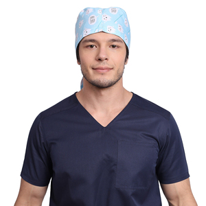 Men Adjustable Surgical <b>Scrub</b> <b>Cap</b> Breathable Cotton Medical Doctor Nurse Operating Room Hospital Headwear OEM Supplier - Product Image 1