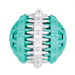 Jouet à mâcher pour animaux de compagnie en caoutchouc naturel à la menthe, Fun Tooth Ball, 6 cm - Product Image 2