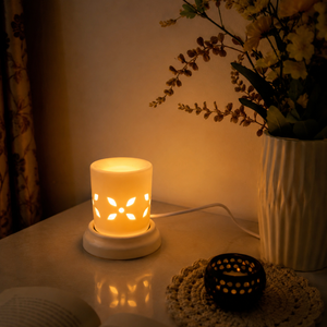 Mini Electric <b>Ceramic</b> Oil <b>Diffuser</b> 50ml Portable Aroma Burner | Handcrafted Home Fragrance <b>Diffuser</b> for Household Use Wholesale - Product Image 2