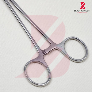 Professional Stainless Steel Body Piercing Clamps, Slotted Foerster Sponge Forceps for Tongue and Belly Piercing - Product Image 6