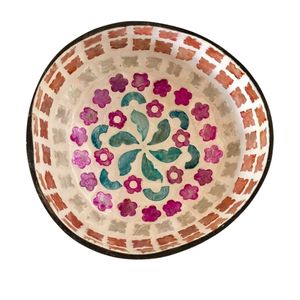 Meilleures ventes de bols en noix de coco laqués en nacre mosaïque, haute qualité, en gros, provenant d'une usine au Vietnam - Product Image 1