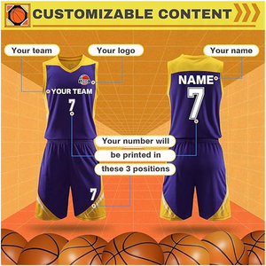 Nuevo Diseño de Uniformes de Baloncesto para Niños y Adultos, Paquete con Camiseta sin Mangas con Cuello en V de Malla Transpirable, Pantalones Cortos, Bolsas y Conjunto Deportivo Personalizado - Product Image 5