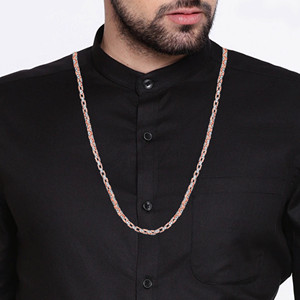 GLEAMORA ENTERPRISE Pendentif Charme pour Homme en Or Rose 14K avec Diamant Fantaisie de Laboratoire Taille Brillant Modèle GJ10508 Luxe Tendance Quotidien - Product Image 5