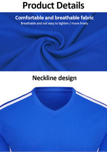 New Print Sublimation <b>Red</b> Yellow Green Blue White Soccer Uniform <b>Football</b> Durable Stitched Quick Dry Short Sleeve Uniforms - Product Image 3