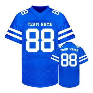 ผู้ผลิตเสื้ออเมริกันฟุตบอลระดับพรีเมียม ผ้ายืดผสมสแปนเด็กซ์ ปักชื่อทีมตามสั่ง ปักลายทัคเคิลทวิลล์ ทนทาน ขายส่ง - Product Image 4