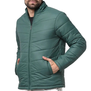 Veste matelassée personnalisée de qualité supérieure, fabriquée au Pakistan, vestes matelassées amples sur mesure pour hommes, manteau matelassé épais pour l'hiver - Product Image 3