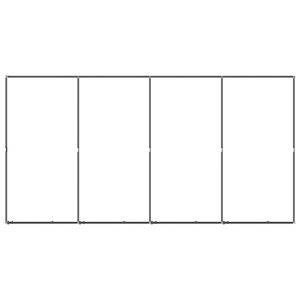 กรงสุนัขขนาดใหญ่ ทนทาน สำหรับใช้งานกลางแจ้ง ผลิตจากเหล็กเคลือบผงสีดำ - Product Image 5