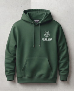 <b>Dark</b> green hoodie, <b>forest</b> green pullover, hooded sweatshirt - Product Image 1