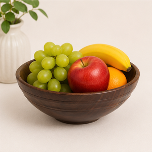 Handcrafted Solid Wood Salad <b>Bowl</b> <b>Large</b> Acacia Wood <b>Serving</b> <b>Bowl</b> for Fruits Snacks Eco-Friendly Kitchenware for Wholesale - Product Image 6