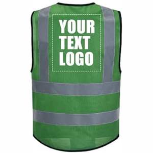 Gilet de sécurité réfléchissant haute visibilité moderne, respirant, en polyester, avec options personnalisables, unisexe, à prix réduit pour les ventes - Product Image 6