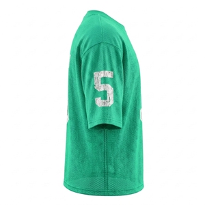 High Quality Custom Printed Oversized American Football Wear Fan Jersey Sportswear Mesh <b>Shirt</b> Loose Fit Plus Size <b>T</b> <b>Shirt</b> - Product Image 3