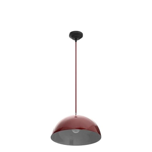 Lampe suspendue décorative murale ou de plafond, finition rouge, forme ronde, pour la maison, la cuisine, décoration intérieure - Product Image 1
