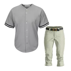Uniforme de baseball 100 % polyester 2026, le plus vendu en gros, sur mesure, vêtements de sport pour hommes - Product Image 1