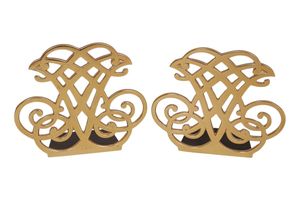 Sujetalibros de metal de estilo moderno para estantería, organizador de libros para el hogar, oficina, escritorio, biblioteca, almacenamiento - Product Image 2