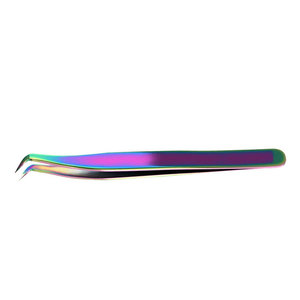 Pinces à cils professionnelles pour une application précise des extensions de cils et une utilisation en salon de beauté - Product Image 2