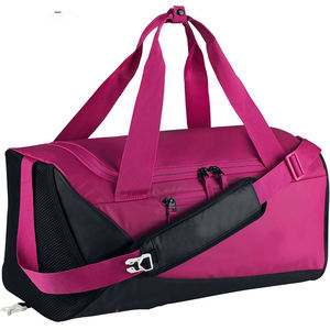 Custom Logo Pink <b>Duffel</b> <b>Bag</b> 30-<b>40L</b> Adjustable Strap Zipper Closure Unisex Casual Style Gym <b>Bag</b> Polyester Material - Product Image 6