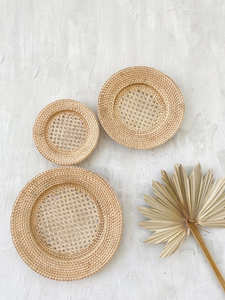 High Quality Rustic Rattan Charger <b>Plate</b> 33inch Handicraft Vietnam DIY Decoration Hotel Home Kitchen Best Price for Wholesale - Product Image 2