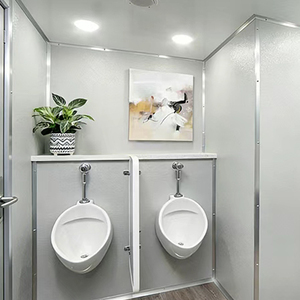 Remorque de toilettes mobiles de luxe à 8 postes, toilettes portables d'extérieur avec toilettes à chasse d'eau et lavabos pour mariages et festivals - Product Image 5