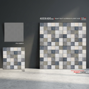 Rectified Interlocking Digital Porcelain Glazed Rustic <b>Matt</b> 16x16 Ceramic <b>Floor</b> Parking Tiles 400x400 40x40 Competitively Priced - Product Image 6
