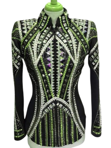 High Quality <b>Lightweight</b> Eco-Friendly Quick Dry Western Showmanship <b>Jacket</b> for Women Cowgirl Rodeo Horse Riding Competition - Product Image 1