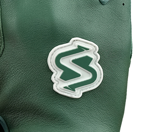 ถุงมือตีเบสบอลสีเขียวป่าพร้อมโลโก้สั่งทำ - หนังแกะแท้รับรองมาตรฐาน REACH - ผู้ผลิตถุงมือตีเบสบอล - Product Image 5