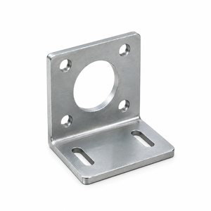 Support de montage de collier de tige en acier et aluminium usiné CNC, pince de support de pompe, pièces usinées sur mesure par fraisage et tournage, aluminium usiné CNC - Product Image 3