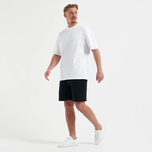 Shorts de sport décontractés pour hommes, longueur genou, été-automne, séchage rapide, respirants, écologiques, avec cordon de serrage, confortables, couleur unie, en toile - Product Image 1