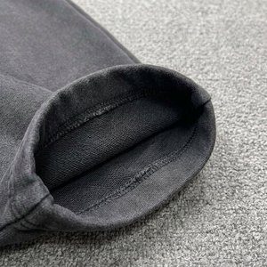 Pantalon de survêtement streetwear oversize pour homme, 500 g/m², taille élastique, jambe large, 100 % coton, logo personnalisé pour les marques streetwear américaines - Product Image 6