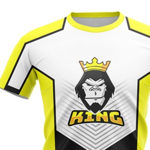 เสื้อฟุตบอลคิง แขนสั้นสำหรับผู้ชาย พิมพ์ลายแบบซับลิเมชั่น คอกลม ระบายเหงื่อได้ดี ผลิตจากโพลีเอสเตอร์ ทรงปกติ - Product Image 4