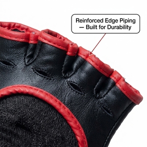 Guantes de MMA de cuero con dedos abiertos, guantes de protección para entrenamiento de MMA, equipo de entrenamiento de MMA para kickboxing y entrenamiento. - Product Image 6