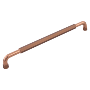 Aluminum Long <b>Cabinet</b> Handle Cresto Hexagonal Curved Pull Brass <b>Gold</b> Rose <b>Gold</b> Matt Black Wardrobe Door Hardware - Product Image 3