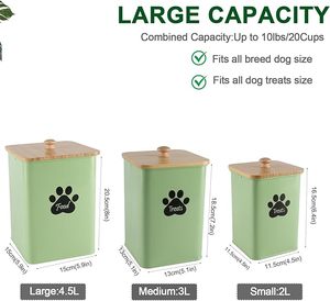 กระปุกเก็บอาหารเคลือบผงเหล็กแบบเป็นมิตรต่อสิ่งแวดล้อม พร้อมฝาปิดสนิท สำหรับตลาดค้าปลีกและขายส่ง - Product Image 2