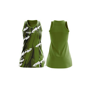 ชุดยูนิฟอร์มเน็ตบอลแบบกำหนดเองสำหรับผู้ผลิต (OEM) |   ชุดยูนิฟอร์มเน็ตบอลแบบซับลิเมชั่นพร้อมโลโก้ทีม ชื่อ และหมายเลข |   โพลีเอสเตอร์ที่ระบายอากาศได้ดี - Product Image 2