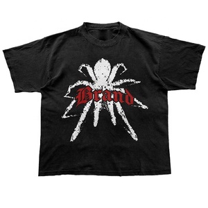 T-shirts pour hommes de qualité supérieure, 100% coton, surdimensionnés, élégants, imprimés numériquement, respirants, logo de marque personnalisé, streetwear, mode Y2K - Product Image 5